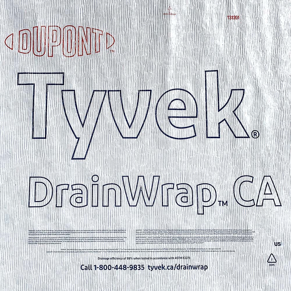 TYVEK TYCW10125D DRAIN WRP